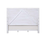 Acme - Katia CK Bed BD00658CK Light Gray Linen, Rustic Gray & Weathered White Finish