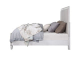 Acme - Katia Queen Bed BD00660Q Light Gray Linen, Rustic Gray & Weathered White Finish