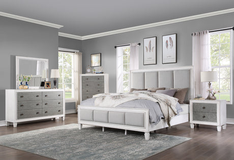 Acme - Katia Dresser BD00663 Rustic Gray & Weathered White Finish