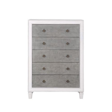 Acme - Katia Chest BD00664 Rustic Gray & Weathered White Finish