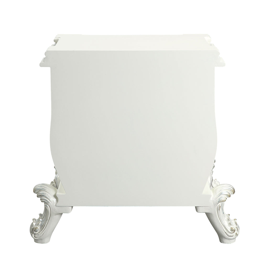 Acme - Vanaheim Nightstand BD00672 Antique White Finish