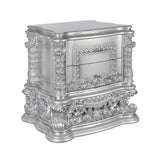 Acme - Valkyrie Nightstand BD00684 Antique Platinum Finish