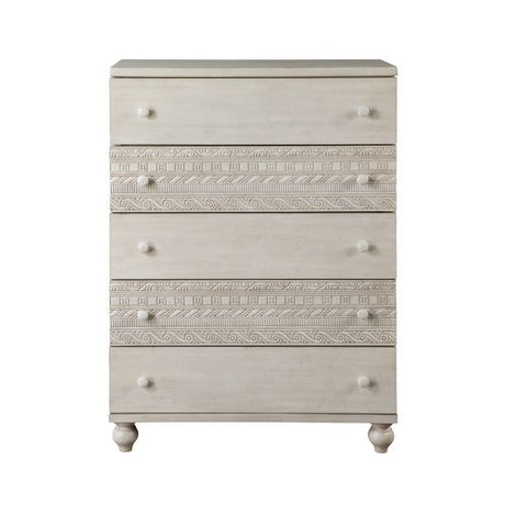 Acme - Roselyne Chest BD00699 Antique White Finish