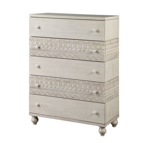 Acme - Roselyne Chest BD00699 Antique White Finish