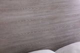 Eastern King Arlene Modern Grey Elm & Stainless Steel Bedroom Set