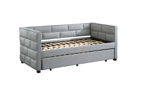 Acme - Ebbo Daybed W/Trundle (Twin) BD00955 Gray Fabric