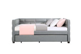 Acme - Ebbo Daybed W/Trundle (Twin) BD00955 Gray Fabric