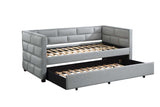 Acme - Ebbo Daybed W/Trundle (Twin) BD00955 Gray Fabric