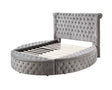 Acme - Gaiva Queen Bed W/Storage BD00967Q Gray Velvet