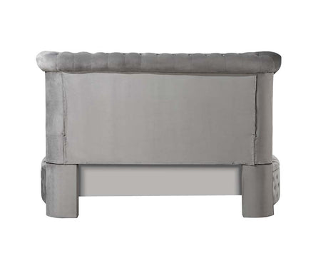 Acme - Gaiva Queen Bed W/Storage BD00967Q Gray Velvet