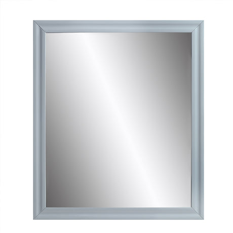 Acme - Gaines Mirror BD01042 Gray High Gloss Finish