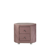 Acme - Salonia Nightstand BD01184 Pink Velvet