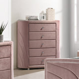 Acme - Salonia Chest BD01187 Pink Velvet