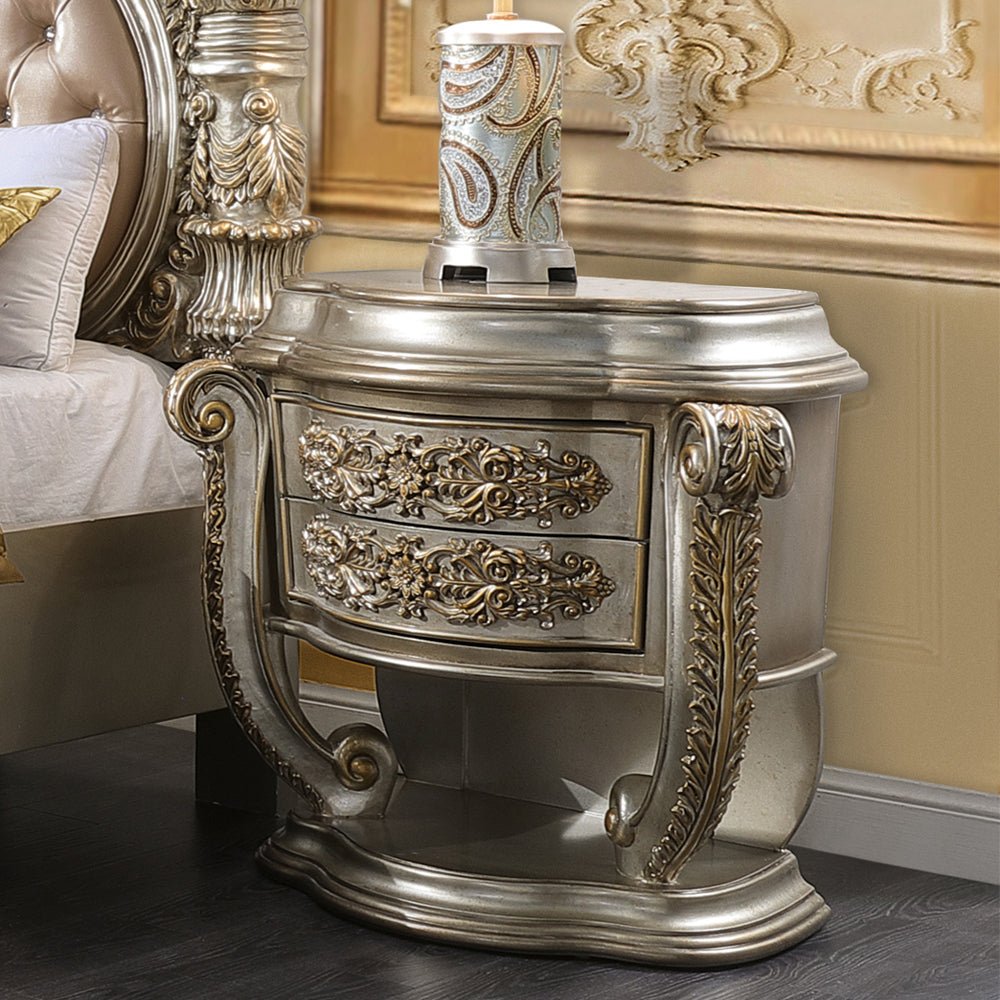 Danae Nightstand BD01235 Champagne & Gold Finish | Acme - BD01235 - Home Elegance USA - 1