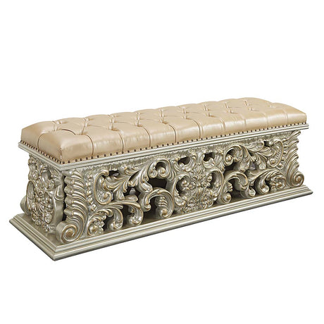 Acme - Sorina Bench BD01246 Antique Gold Finish