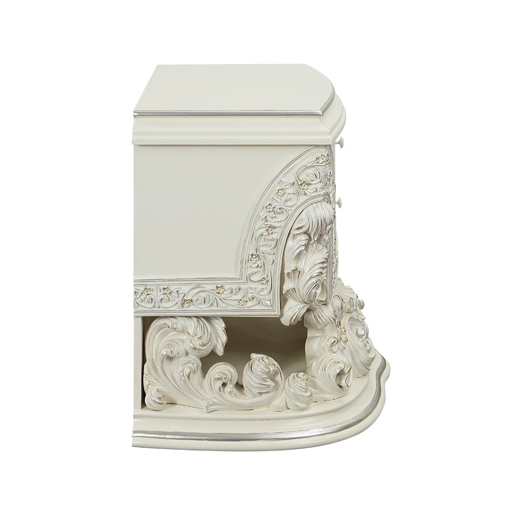 Adara Nightstand BD01249 Antique White Finish | Acme - BD01249 - Home Elegance USA - 5