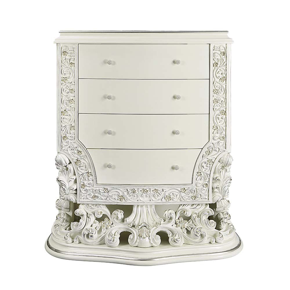 Adara Chest BD01252 Antique White Finish | Acme - BD01252 - Home Elegance USA - 2