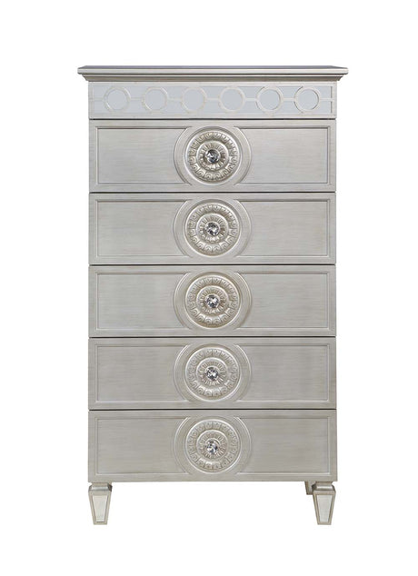 Acme - Varian Chest BD01282 Silver & Mirrored Finish