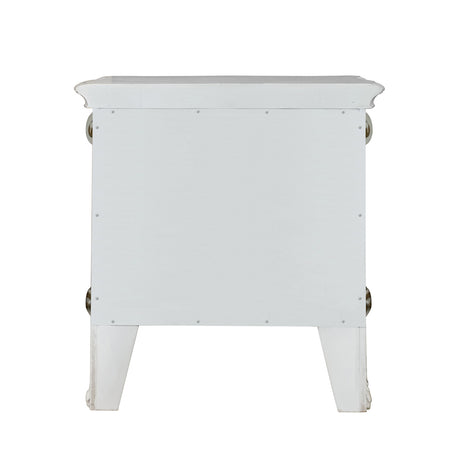 Acme - Vendome Nightstand BD01340 Antique Pearl Finish