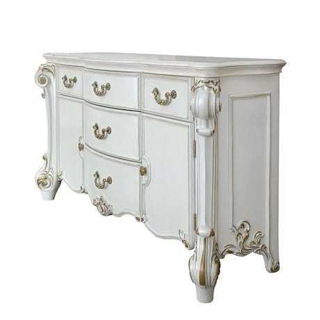 Acme - Vendome Dresser BD01342 Antique Pearl Finish