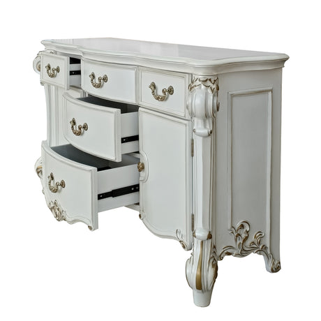 Acme - Vendome Dresser BD01342 Antique Pearl Finish