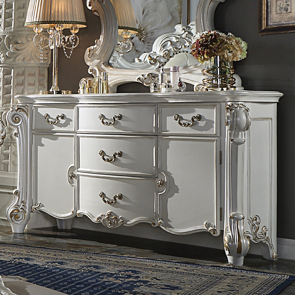 Acme - Vendome Dresser BD01342 Antique Pearl Finish