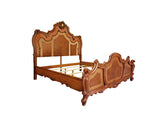 Acme - Picardy CK Bed BD01352CK Honey Oak Finish