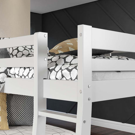 Acme - Manoela Triple Twin Bunk Bed BD01374 White Finish