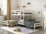 Acme - Manoela Triple Twin Bunk Bed BD01374 White Finish