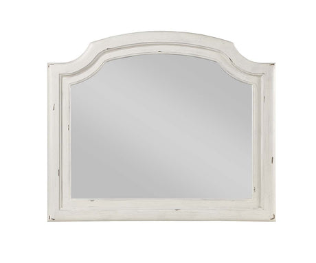 Acme - Jaqueline Mirror BD01435 Antique White Finish