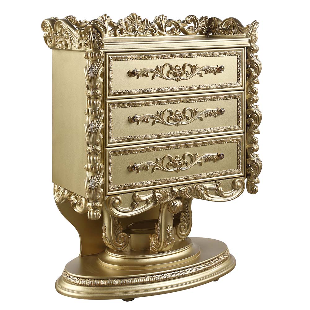 Acme - Bernadette Chest BD01479 Gold Finish