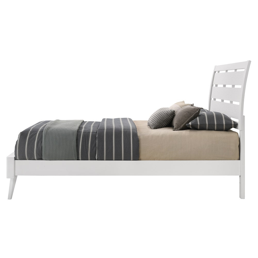 Acme - Cerys EK Bed BD01557EK White Finish