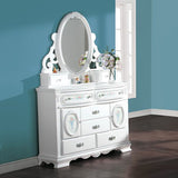 Acme - Flora Dresser BD01641 White Finish