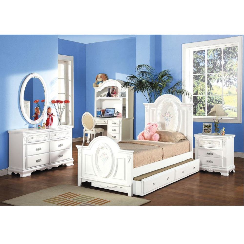 Acme - Flora Trundle (Twin) BD01646 White Finish