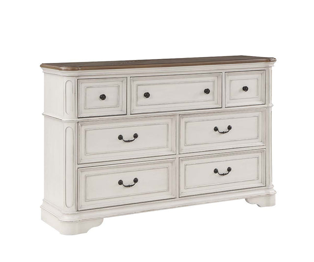 Acme - Florian Dresser BD01651 Antique White Finish