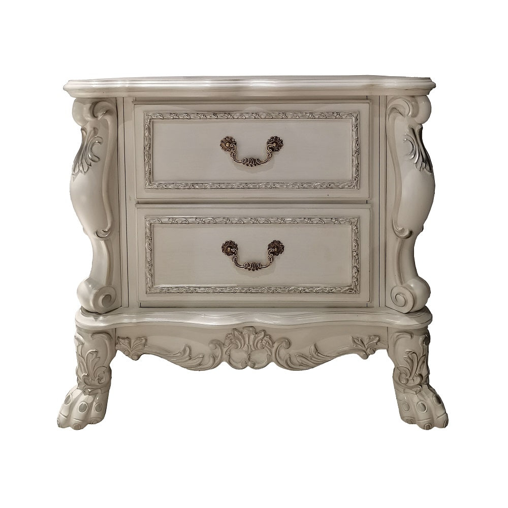 Acme - Dresden II Nightstand BD01675 Bone White Finish