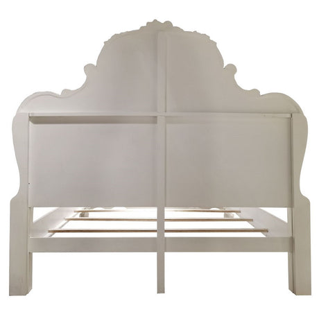 Acme - Dresden CK Bed BD01706CK Bone White Finish