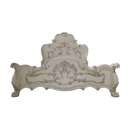 Acme - Dresden Eastern King Bed BD01707EK Bone White Finish