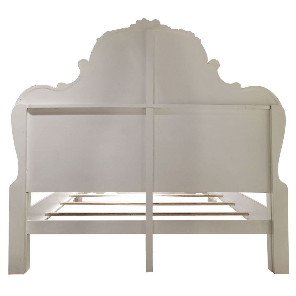 Acme - Dresden Eastern King Bed BD01707EK Bone White Finish