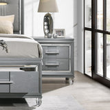 Acme - Truman Nightstand BD01724 Powder Grey Finish