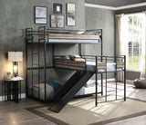 Brantley Triple Twin Bunk Bed BD01750 Antique Oak & Sandy Gray Finish | Acme - BD01750 - Home Elegance USA - 3