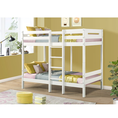 Acme - Esin Twin/Twin Bunk Bed BD01864 White Finish