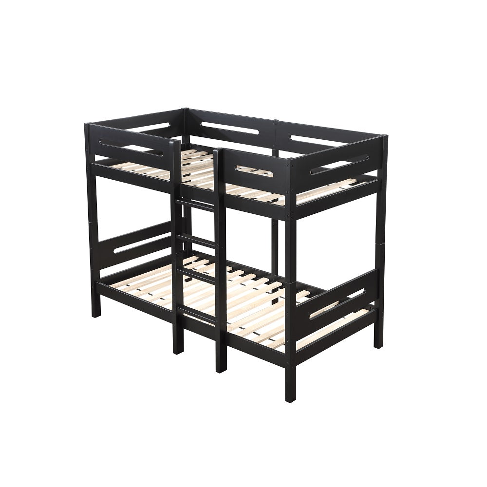 Acme - Ekko Twin/Twin Bunk Bed BD01910 Black Finish