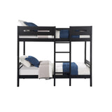 Acme - Ekko Twin/Twin Bunk Bed BD01910 Black Finish