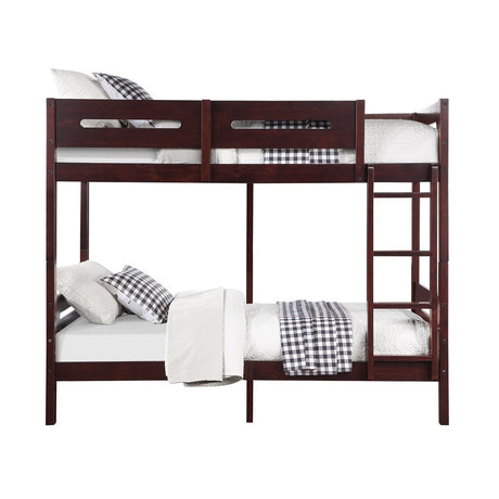 Acme - Nissa Twin/Twin Bunk Bed BD01911 Espresso Finish