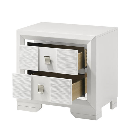 Acme - Elain Nightstand BD02019 White Finish