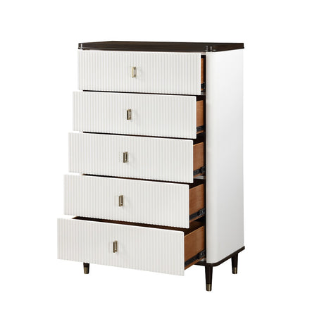 Acme - Carena Chest BD02031 White & Brown Finish