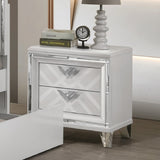 Acme - Skylar Nightstand BD02035 Pearl White Finish