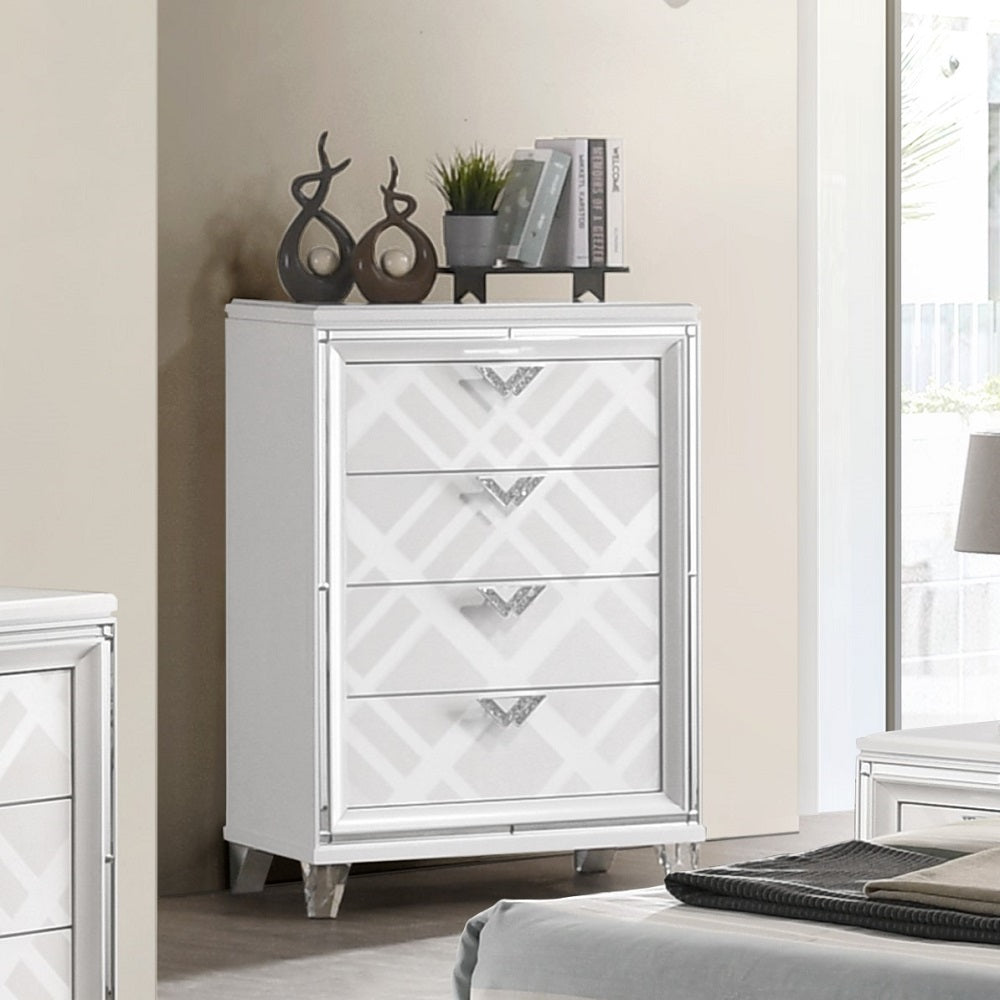 Acme - Skylar Chest BD02038 Pearl White Finish