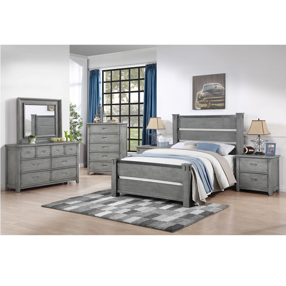 Acme - Veda Full Bed BD02039F Gray Finish